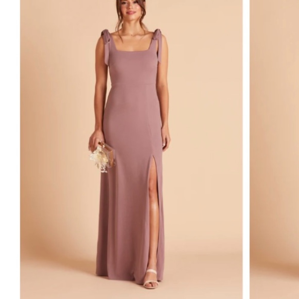 BIRDY GREY ALEX CONVERTIBLE CREPE MAXI DRESS SIZE SMALL